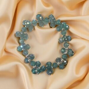 Elegant Green Beaded Elastic Bracelet